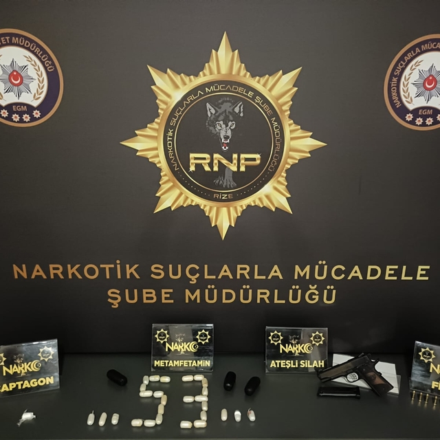 Rize'de uyuşturucu operasyonunda 2 şüpheli tutuklandı