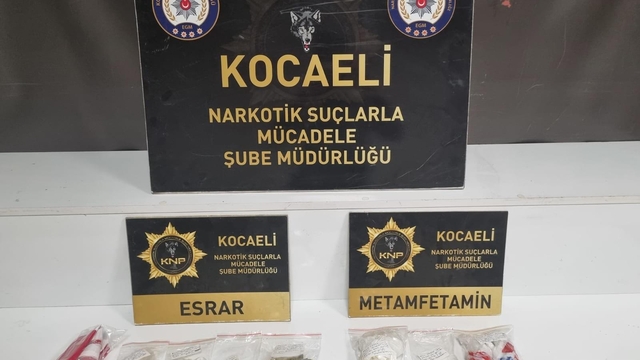 Kocaeli'de uyuşturucu operasyonunda yakalanan 3 zanlı tutuklandı