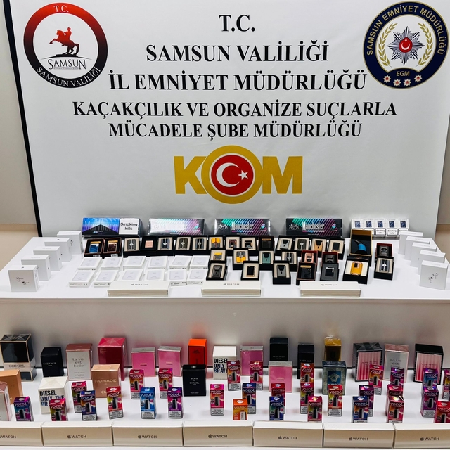 Samsun'daki kaçakçılık operasyonunda 4 şüpheli yakalandı