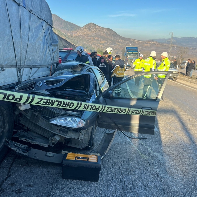 Tokat'ta trafik kazasında 1 kişi öldü, 4 kişi yaralandı