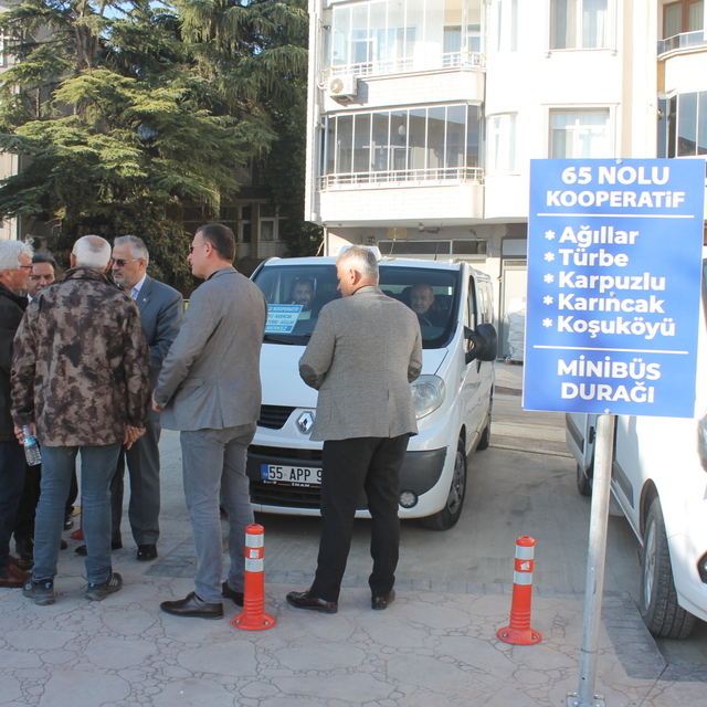 Bafra Belediye Başkanı Kılıç, yeni kurulan 65 Nolu Taşıyıcı Kooperatifi güz...