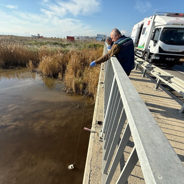 Tekirdağ'da müsilajla mücadele kapsamında atık su denetimi yapıldı