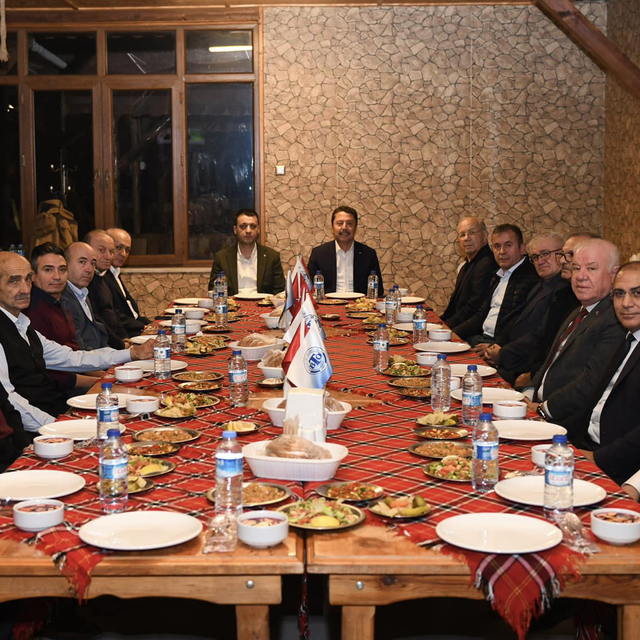 Beypazarı'nda iş insanları bir araya geldi