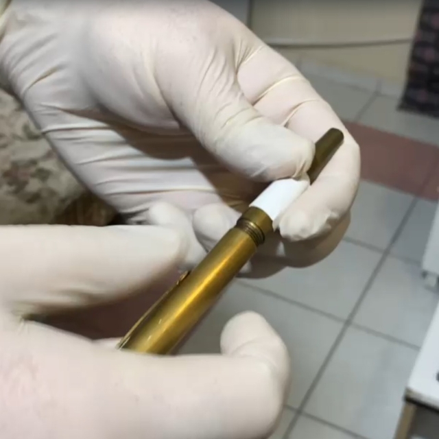 Kırıkkale'de kalem şeklinde suikast silahı ele geçirildi