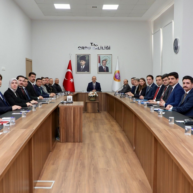 Ordu'da güvenlik asayiş ve koordinasyon toplantısı yapıldı