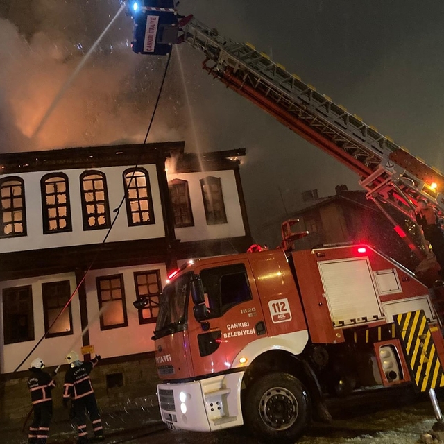 Çankırı itfaiyesi geçen yıl 524 vakaya müdahale etti