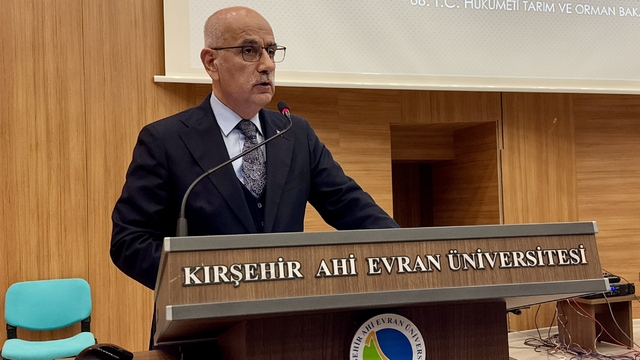 Tarım, Orman ve Köyişleri Komisyonu Başkanı Kirişci, Kırşehir'de konuştu: