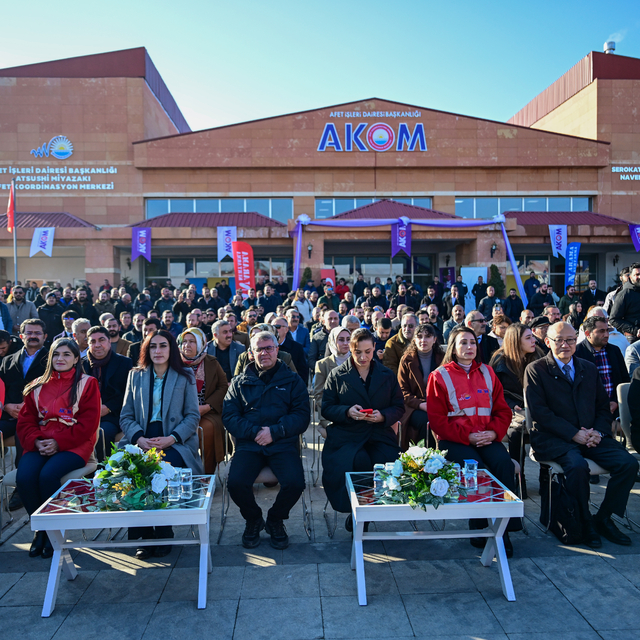 Van'da Afet Koordinasyon Merkezi açıldı