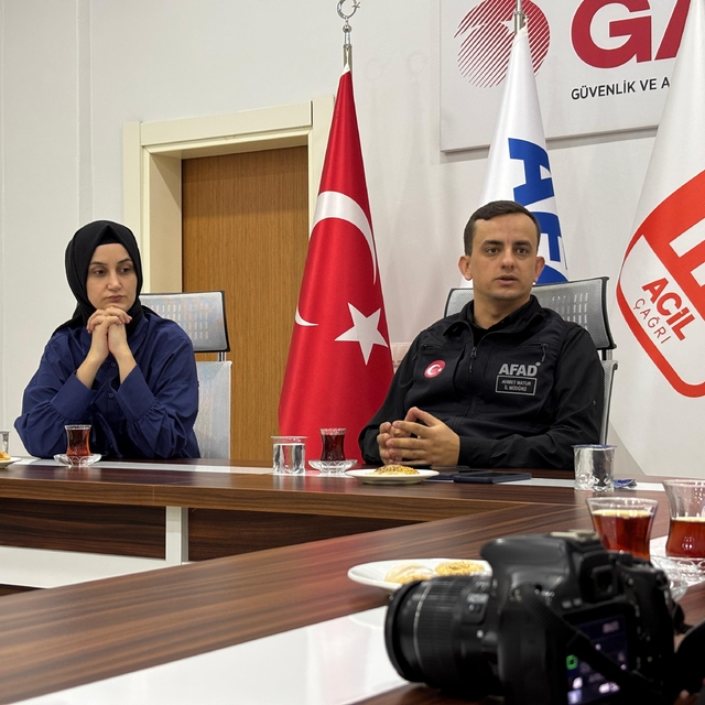 Çankırı AFAD İl Müdürü Matur, gazetecilerle bir araya geldi