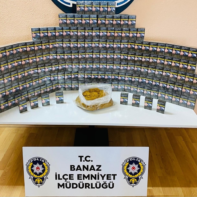 Banaz'da 7 bin 568 kaçak ele geçirildi