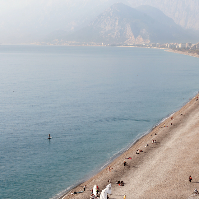Antalya'da ocak ayında deniz keyfi