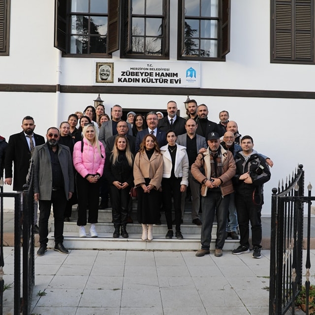 Merzifon Belediye Başkanı Kargı, gazetecilerle bir araya geldi