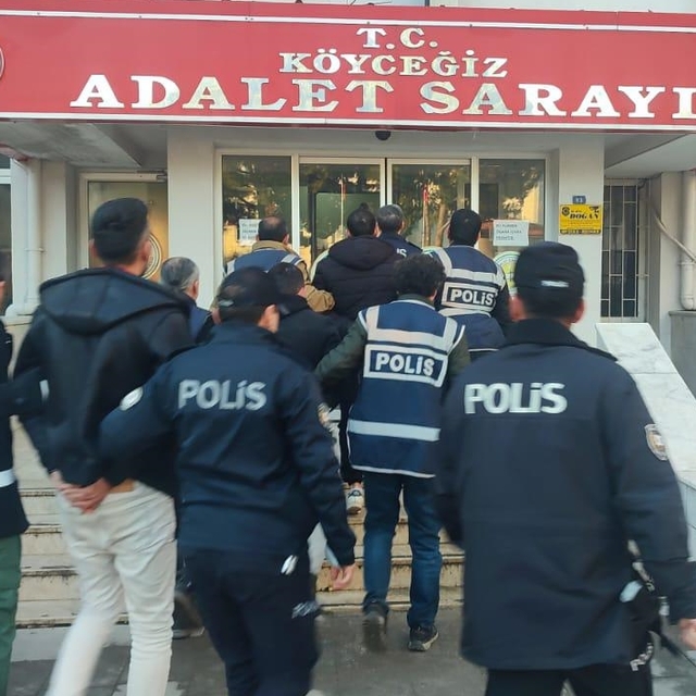Muğla'da "yağma ve gasp" iddiasıyla yakalanan 4 zanlı tutuklandı