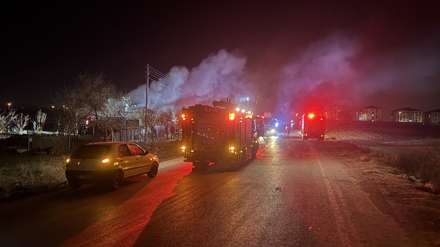 Kayseri'de müstakil evde çıkan yangın söndürüldü