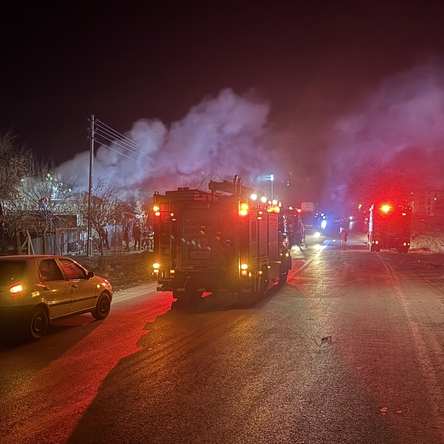 Kayseri'de müstakil evde çıkan yangın söndürüldü