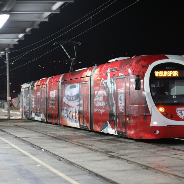 Samsun tramvay hattı 2024 yılında 24 milyon 86 bin yolcu taşıdı