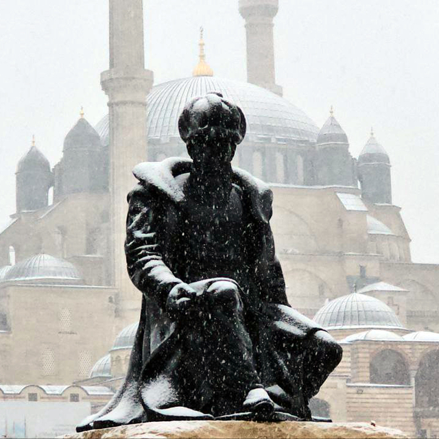 Edirne'de karla karışık yağmur (2)