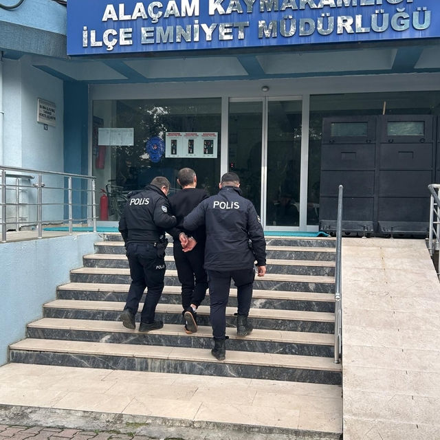 Samsun'da 10 yıl 9 ay hapis cezası bulunan hükümlü yakalandı