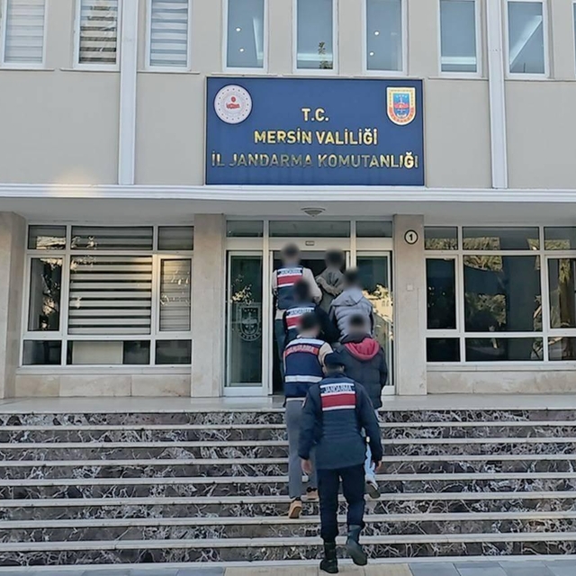 Mersin'de terör örgütü PKK/KCK propagandası iddiasına 4 tutuklama