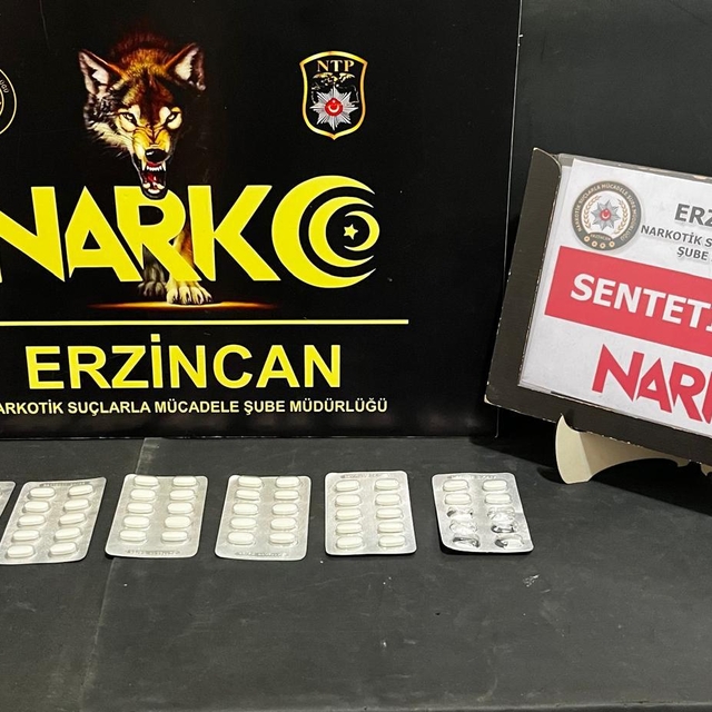 Erzincan'da uyuşturucu operasyonunda 2 şüpheli yakalandı