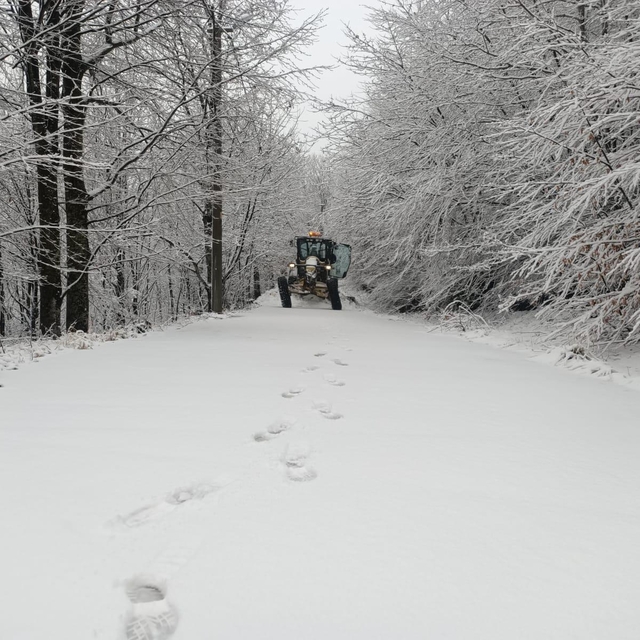Kartepe'de kar yağışı