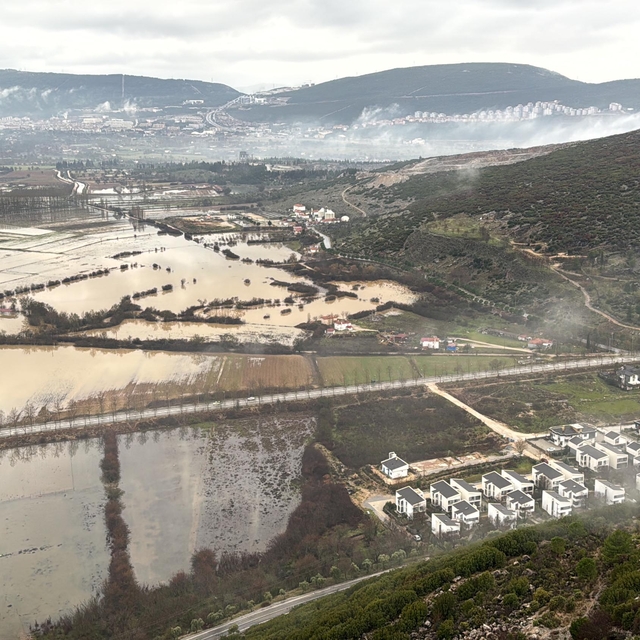 Muğla'da tarım arazileri su altında kaldı
