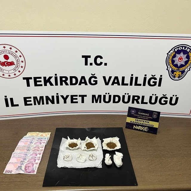 Tekirdağ'da narkotik uygulamalarında 9 şüpheli tutuklandı