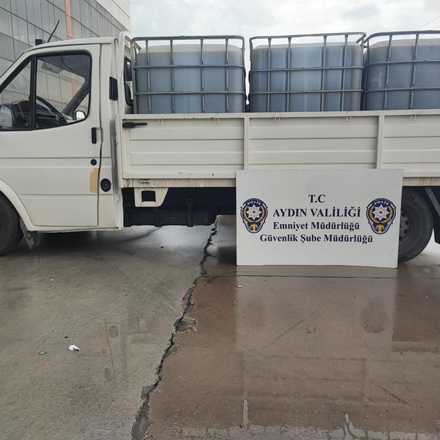 Aydın'da 3 bin 850 litre tağşiş zeytinyağı ele geçirildi