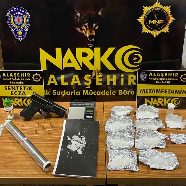 Alaşehir'de uyuşturucu operasyonunda yakalanan şüpheli tutuklandı