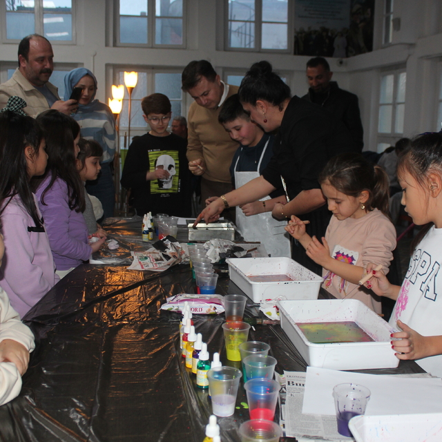 Alaşehir'de öğrenciler sanat eğitiminde buluştu