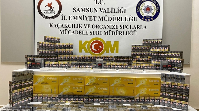 Samsun'da kaçakçılık operasyonunda 2 zanlı yakalandı