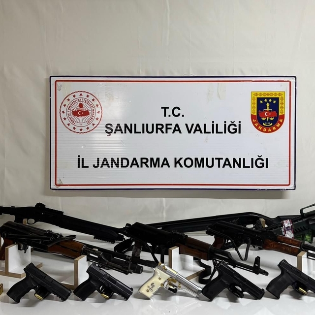 Şanlıurfa'da silah kaçakçılığı operasyonu: 6 gözaltı