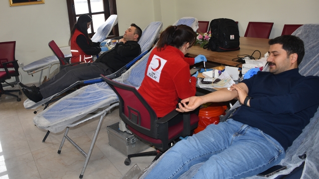 Boyabat'ta kan bağışı kampanyası düzenlendi