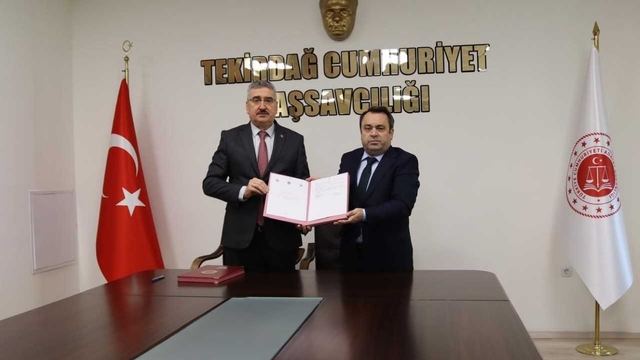 Tekirdağ Cumhuriyet Başsavcılığı ile NKÜ arasında işbirliği protokolü imzalandı