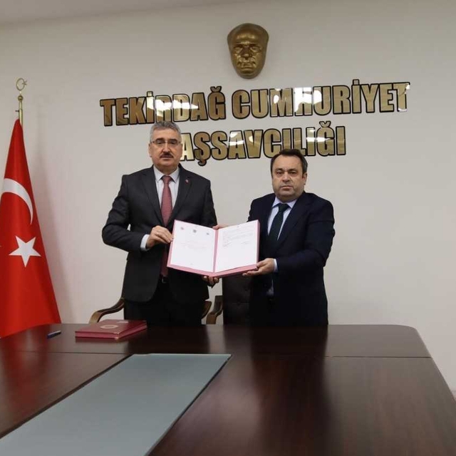 Tekirdağ Cumhuriyet Başsavcılığı ile NKÜ arasında işbirliği protokolü imzal...