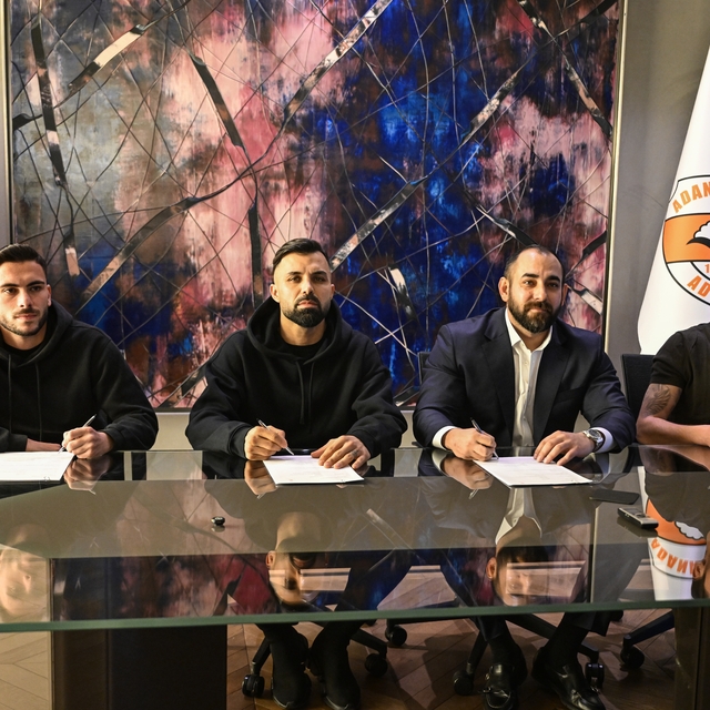 Adanaspor, 3 futbolcuyla sözleşme imzaladı