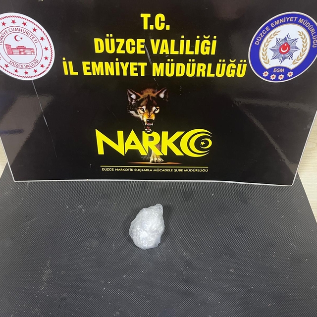 Düzce'de uyuşturucu operasyonunda 1 zanlı tutuklandı