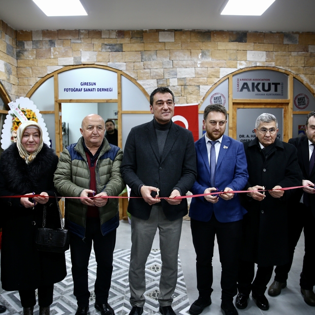 Giresun Fotoğraf Sanatı Derneği yeni yerinde hizmet verecek