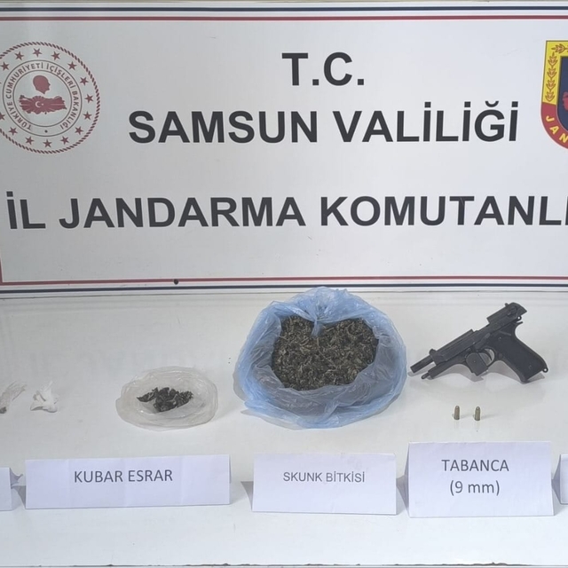 Samsun'da uyuşturucu operasyonunda 2 zanlı yakalandı