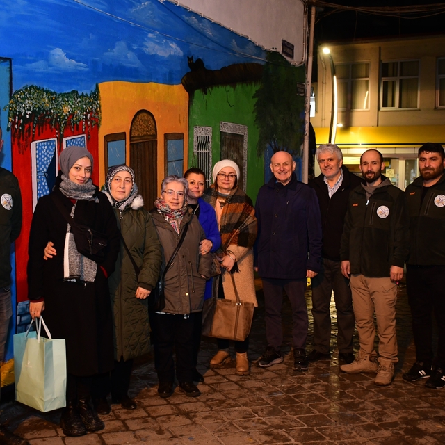 Terme Kent Konseyi görüntü kirliliği oluşturan duvarları resimle güzelleşti...