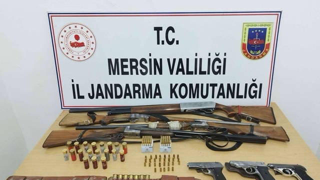 Mersin'de silah kaçakçılığı yaptığı iddia edilen zanlı yakalandı