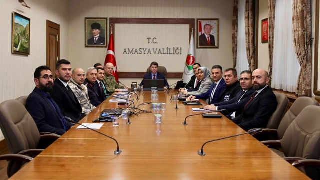 Amasya'da İl Güvenlik ve Asayiş Toplantısı yapıldı
