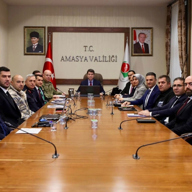 Amasya'da İl Güvenlik ve Asayiş Toplantısı yapıldı