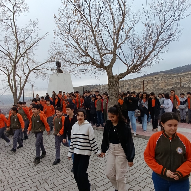 Çemişgezek'te okullarda deprem tatbikatı yapıldı