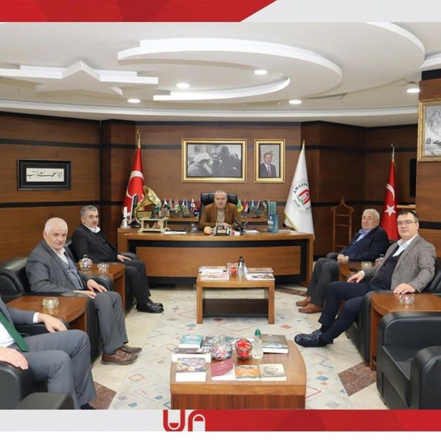 Hamamözü Belediye Başkanı Demir'den Rektör Turabi'ye ziyaret