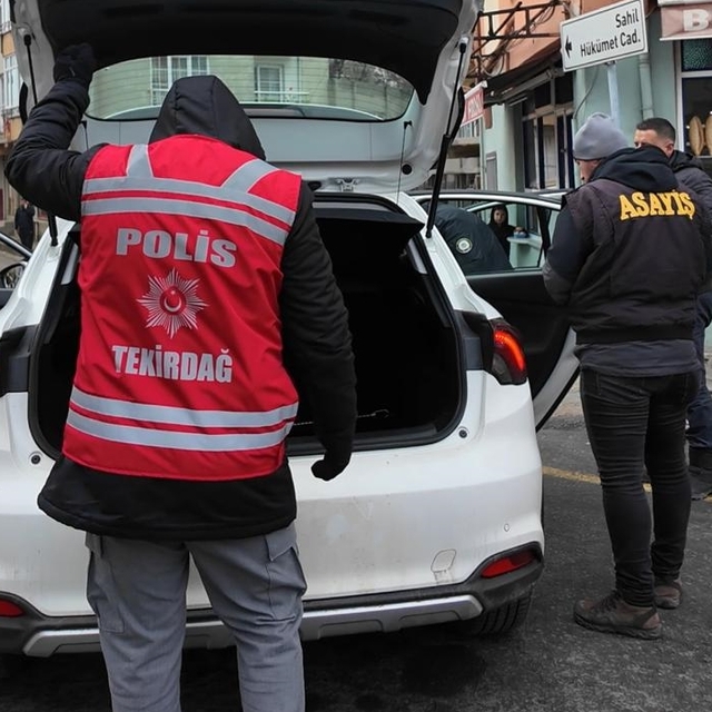 Tekirdağ'da aranan 19 şüpheli yakalandı