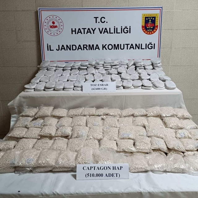 Hatay'da uyuşturucu operasyonunda 2 zanlı yakalandı