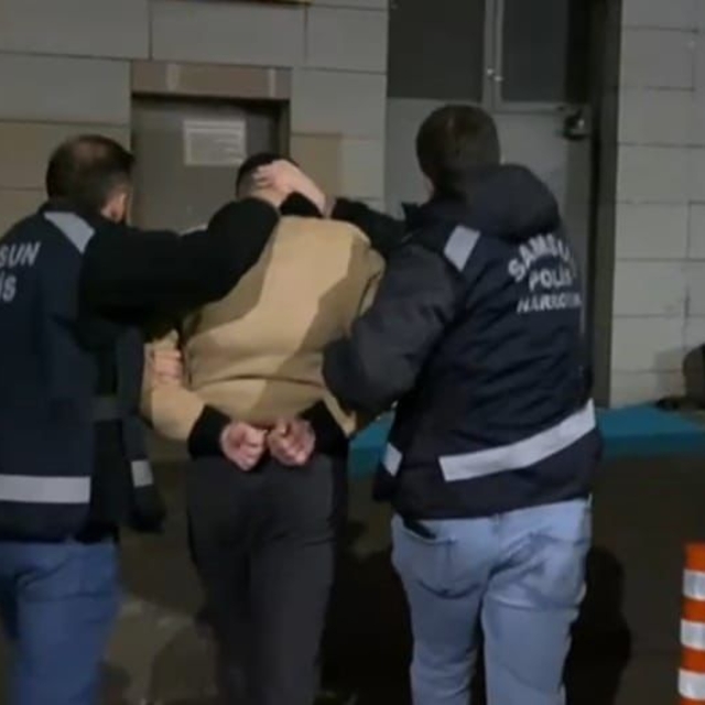 Samsun'da 7 yıl kesinleşmiş hapis cezası bulunan hükümlü yakalandı