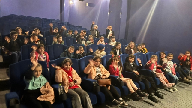 İhsangazi ilçesinde ilkokul öğrencileri "Rafadan Tayfa Kapadokya" filmini izledi