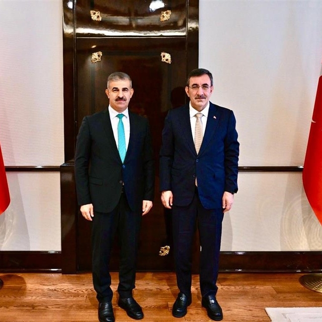 ÇAKÜ Rektörü Çiftçi, Cumhurbaşkanı Yardımcısı Yılmaz'ı ziyaret etti